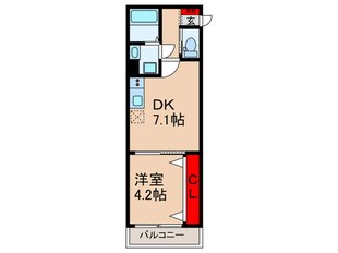 REGIES近大SouthⅠの物件間取画像